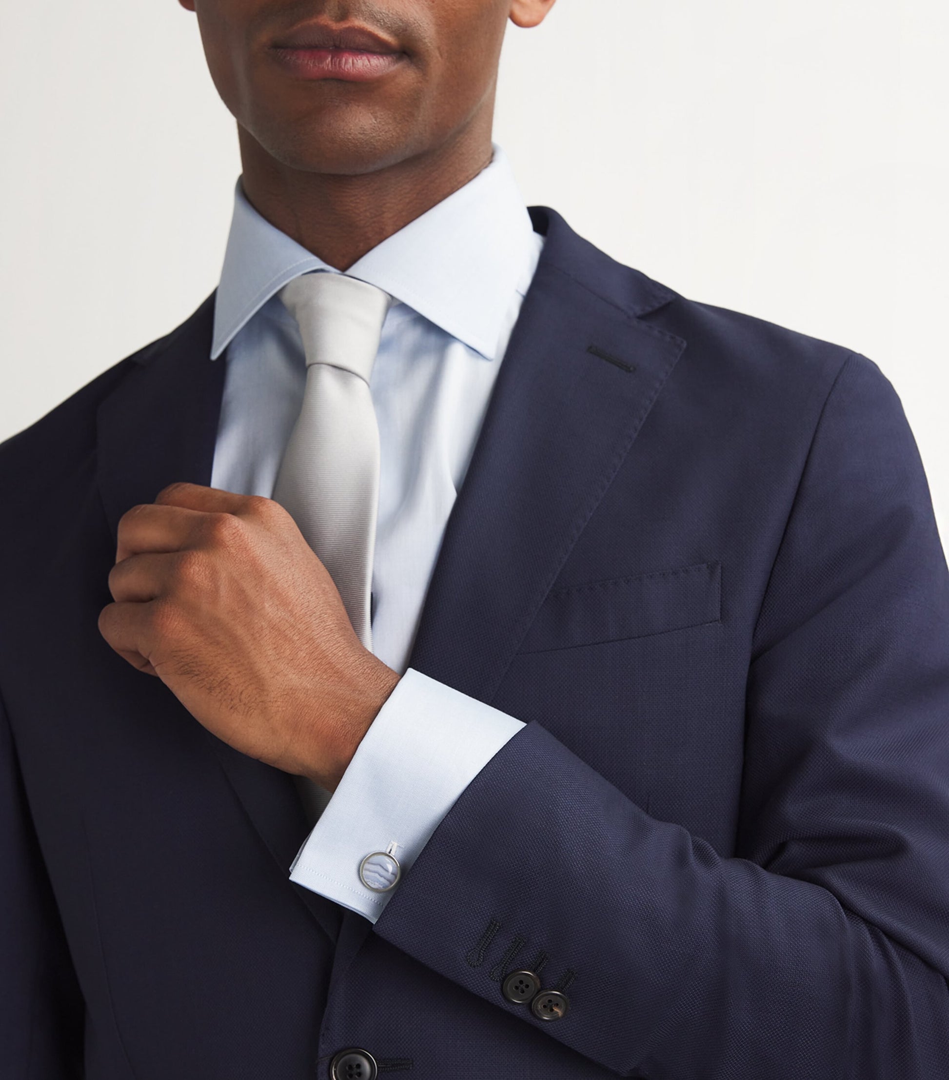 Agate Circular Cufflinks