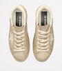 Golden Goose Beige Suede Hi Star Low-Top Sneakers