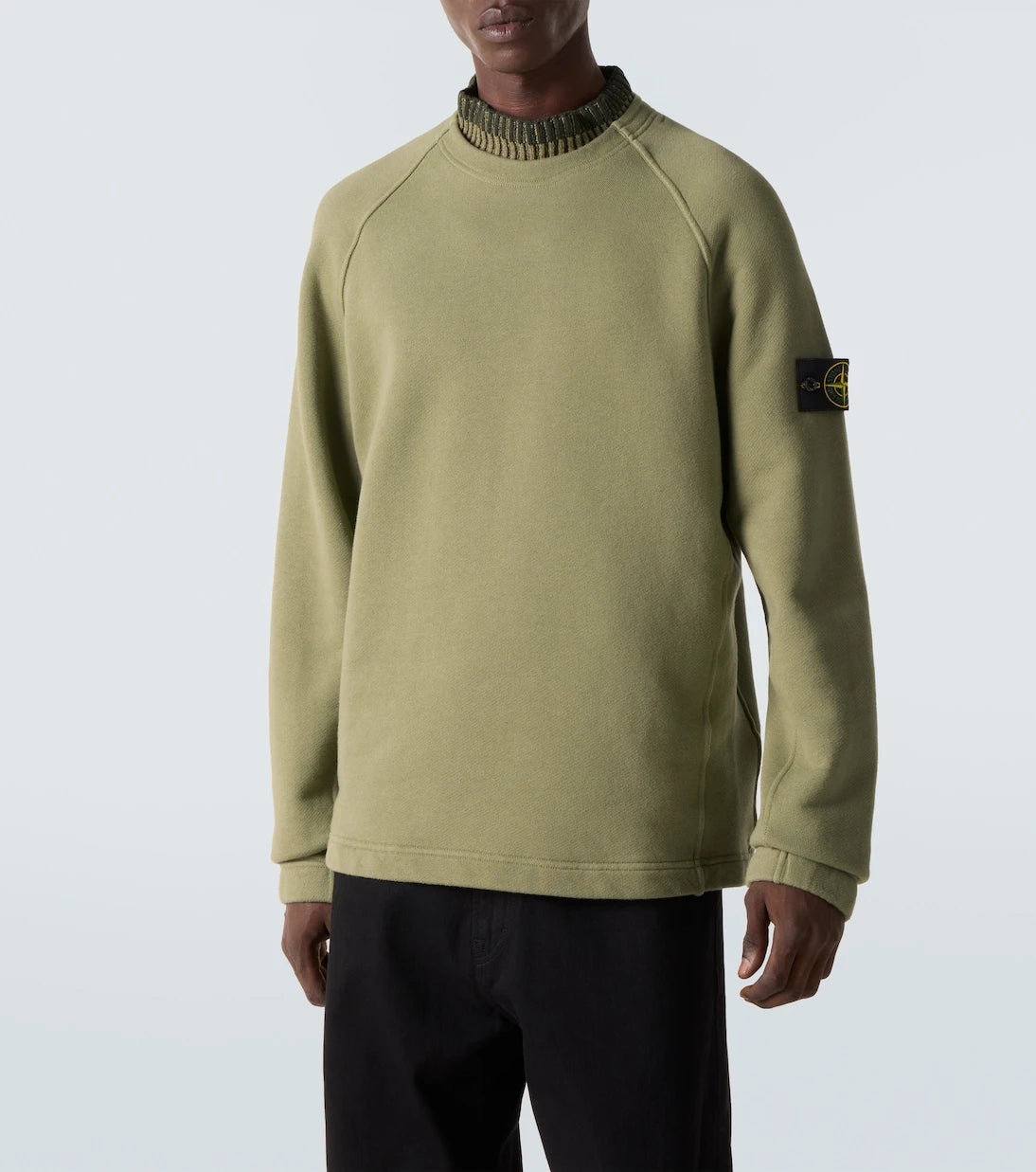 Stone Island - Compass cotton fleece sweatshirt
