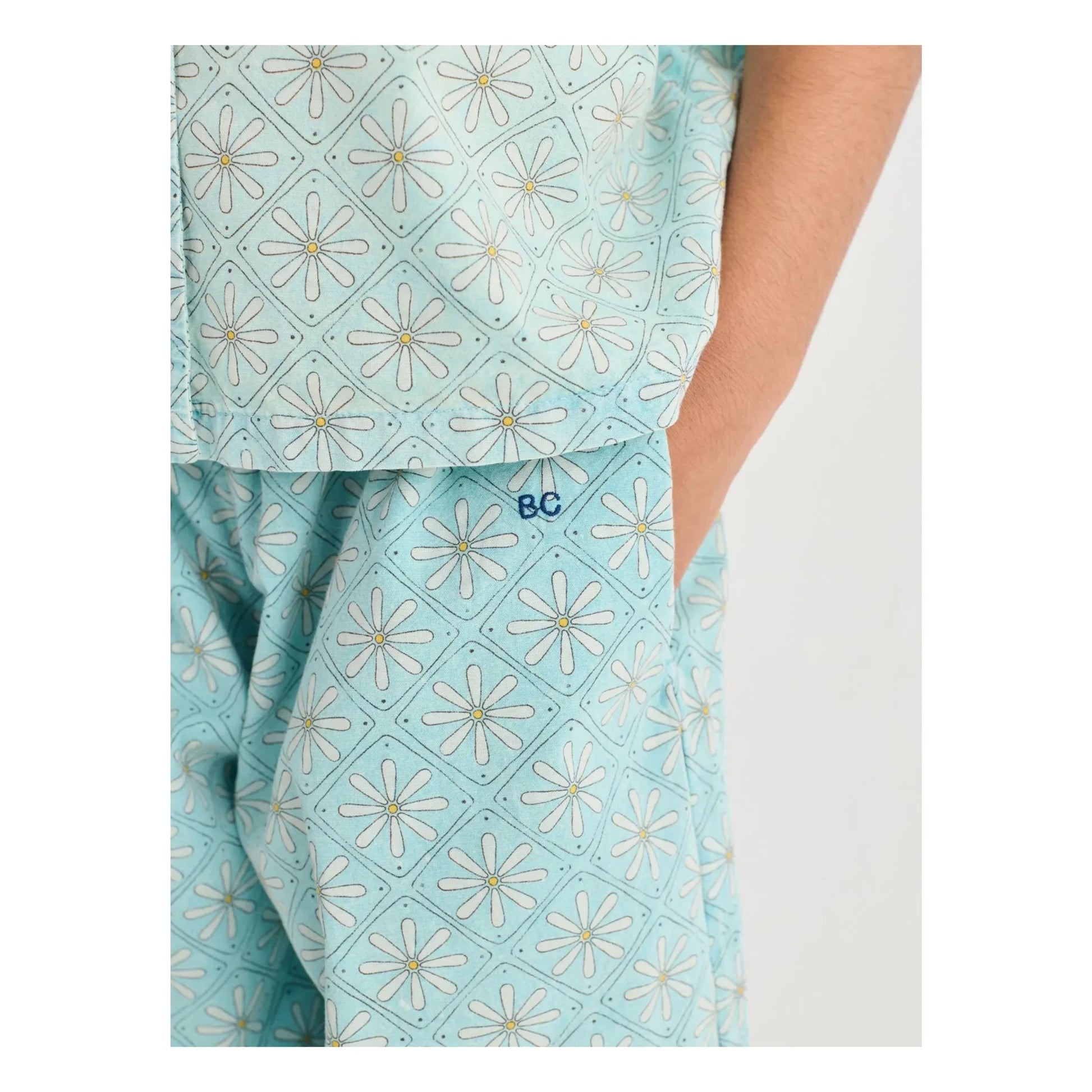 Bobo Choses - Organic Cotton Daisy Skort | Light Blue