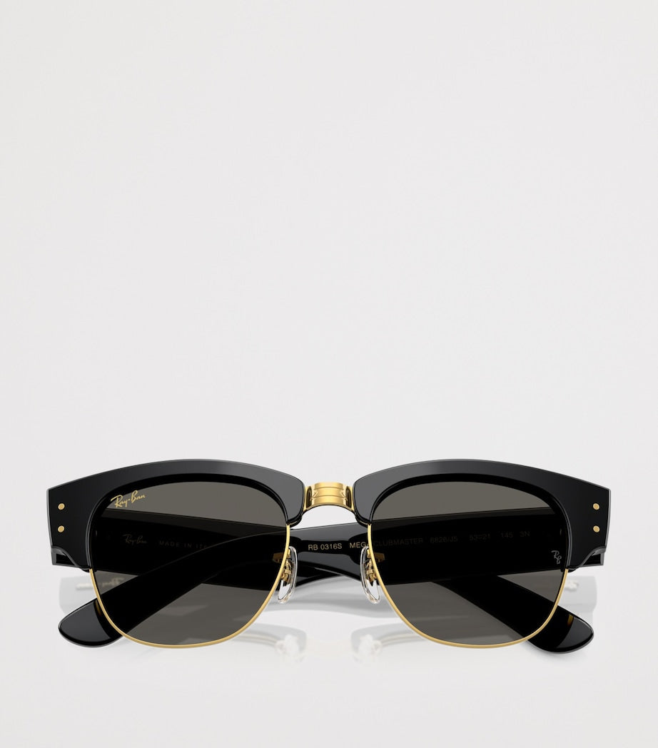 Ray-Ban Black x A$AP Rocky RB0316S Mega Clubmaster Sunglasses