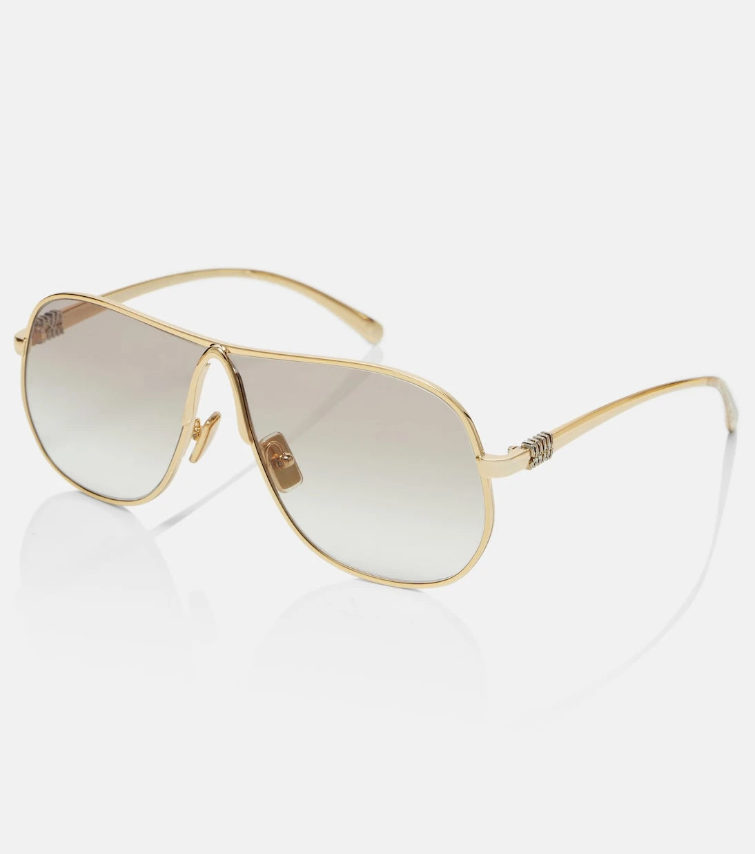 Miu Miu - نظارات Miu Ombre الشمسية بعدسات طيار
