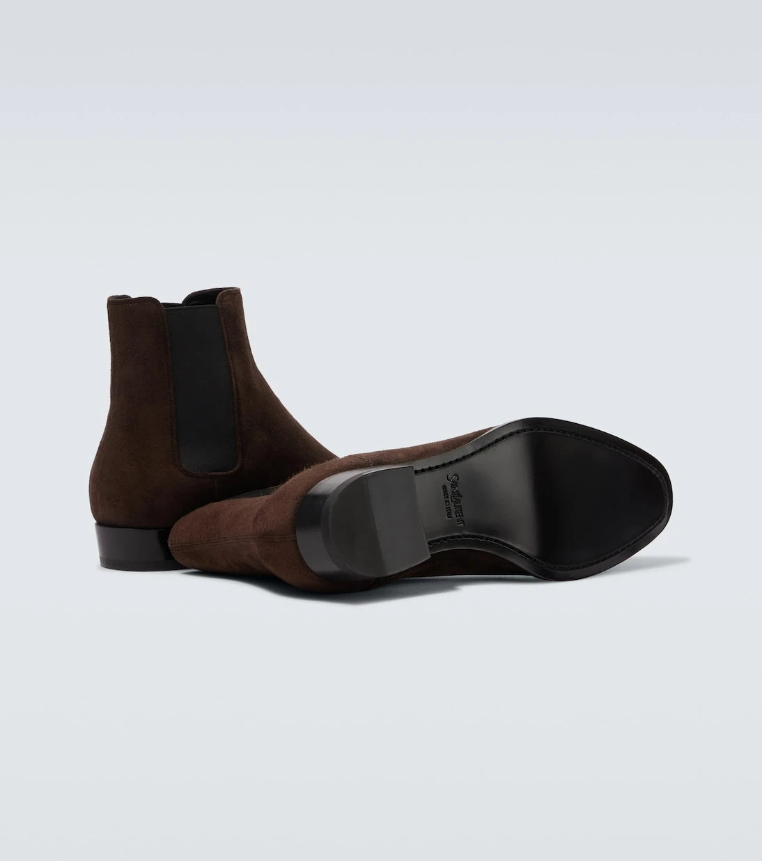 Saint Laurent - Wyatt suede Chelsea boots