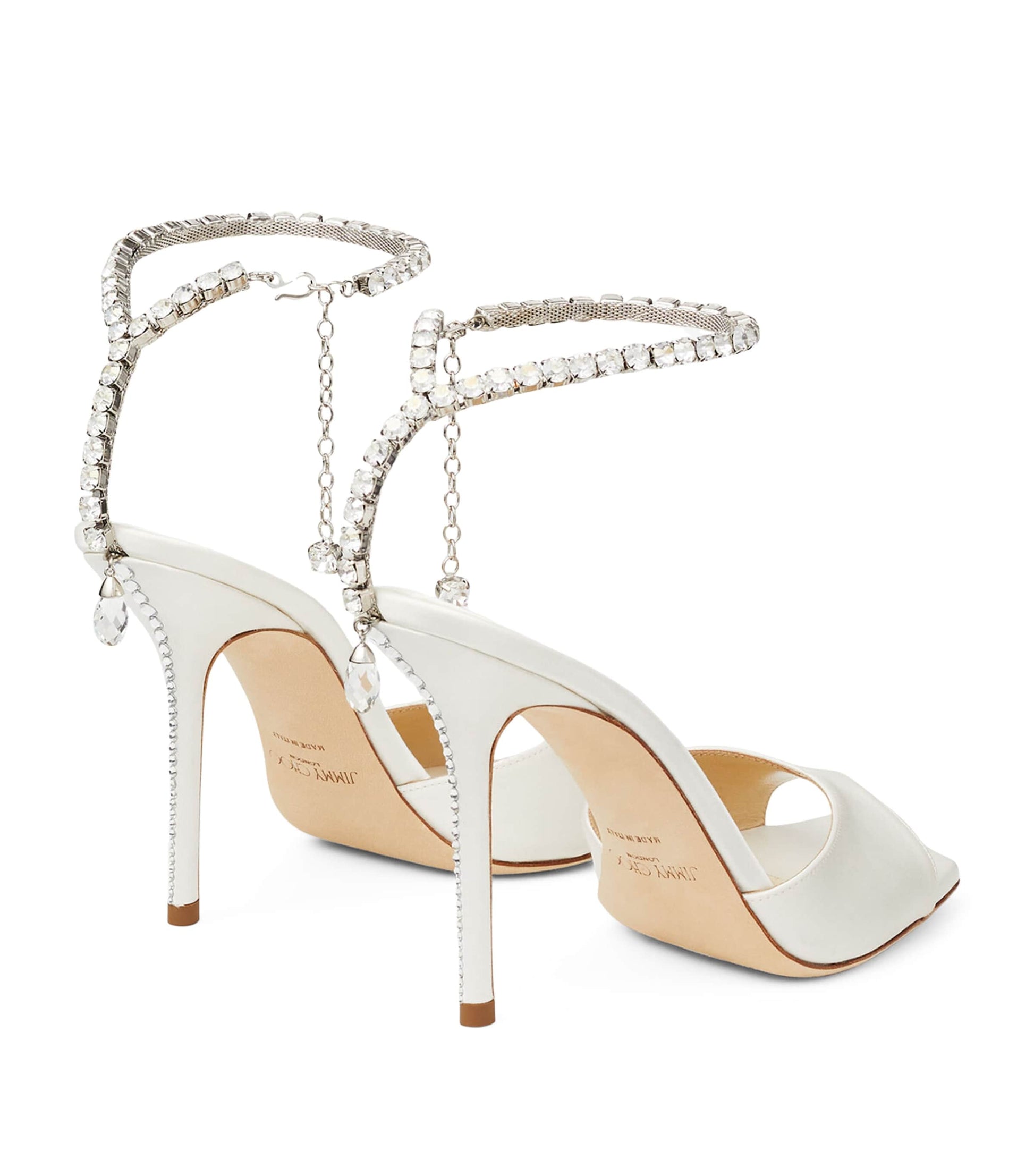 Ivory Saeda 100 Satin Sandals