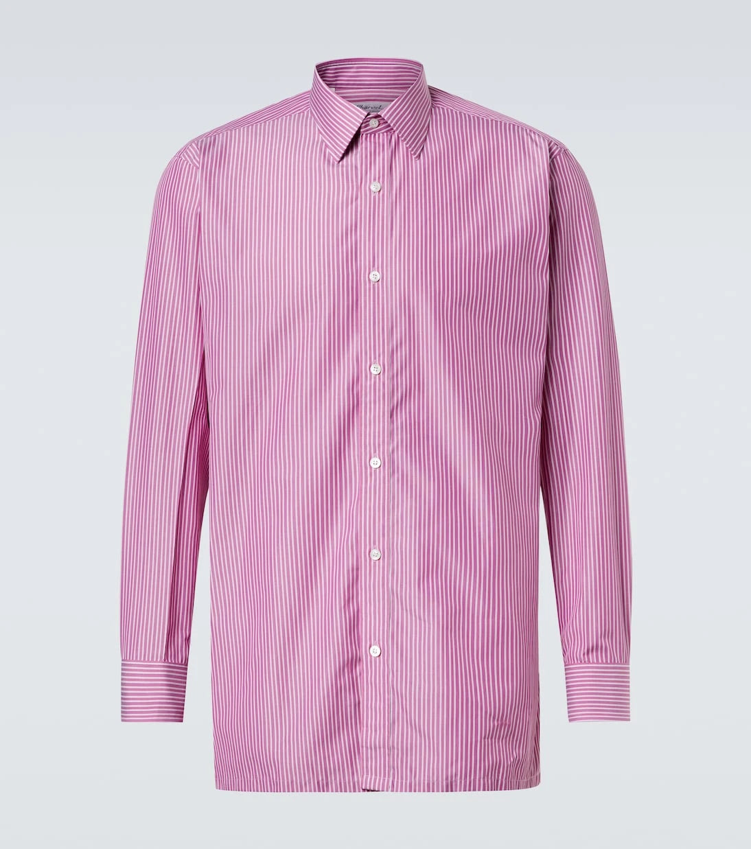 Charvet - Striped cotton poplin shirt