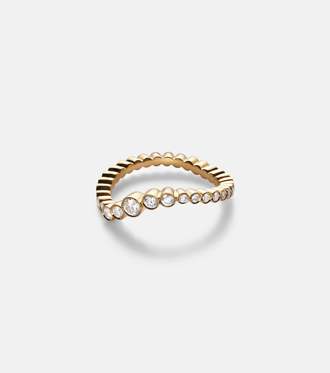 Sophie Bille Brahe - Sky Classic 18kt gold ring with diamonds