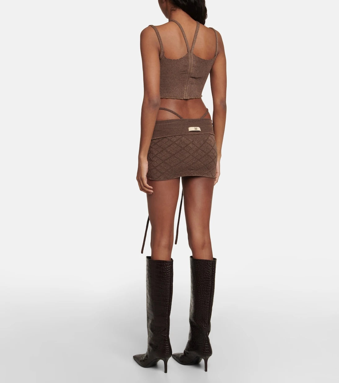 KNWLS - Cali knit miniskirt