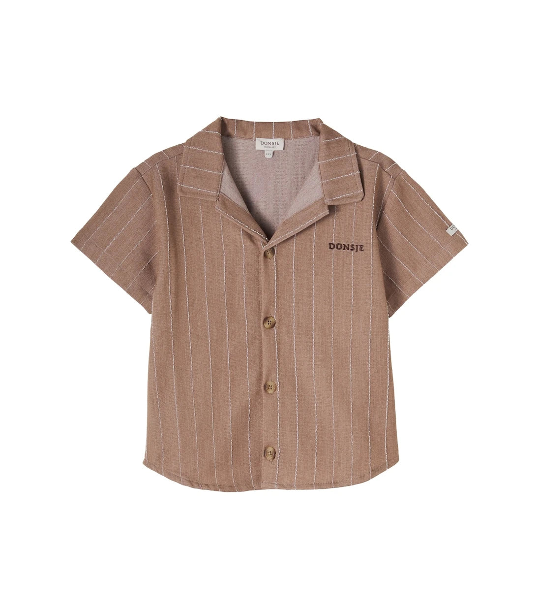 Donsje - Lucian striped bowling shirt