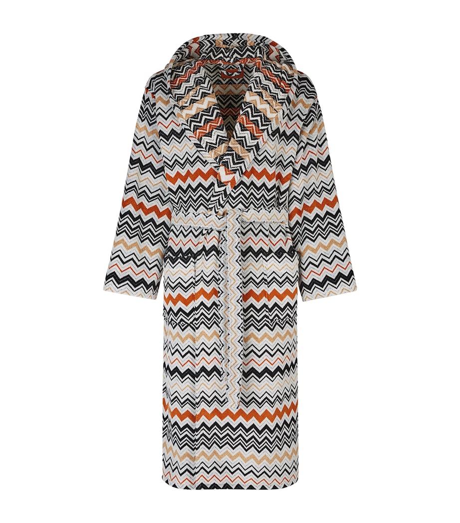 Zigzag Bernard Hooded Robe (Medium)