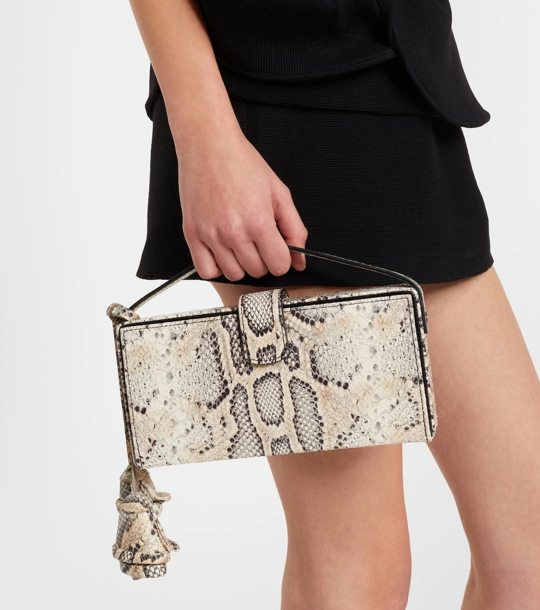 Magda Butrym - Apolonia snake-effect leather clutch