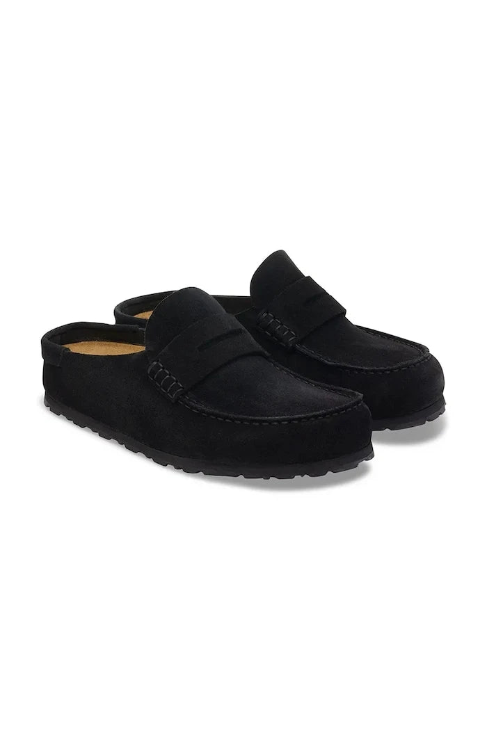 Birkenstock чехли сабо от велур Naples Wrapped Suede Leather