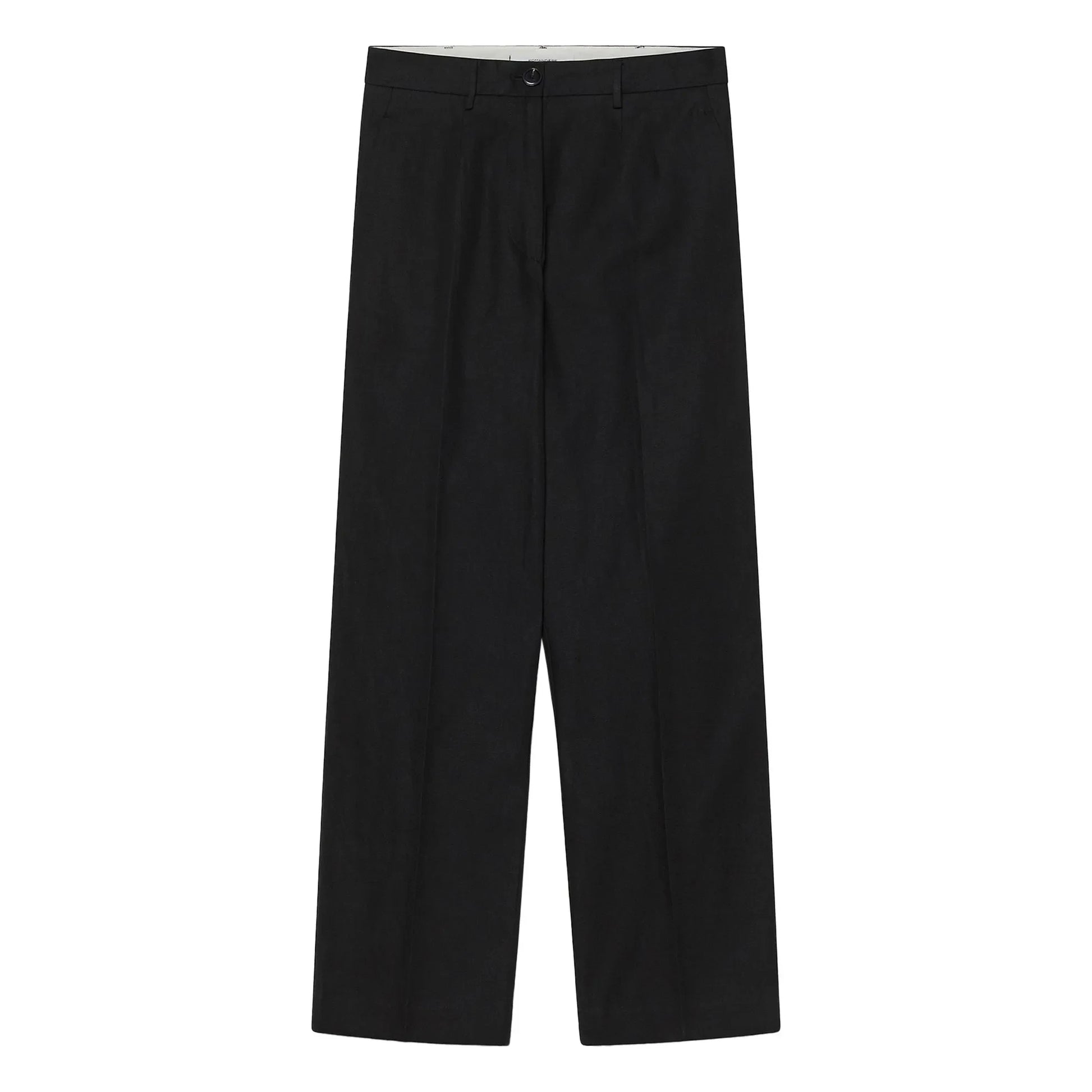 Pomandère - Cotton and linen pants | Black