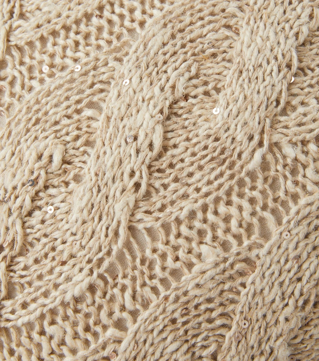 Brunello Cucinelli - Cable-knit linen and silk cushion