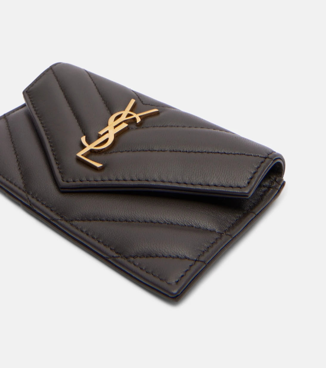 Saint Laurent - Cassandre matelassé leather card case