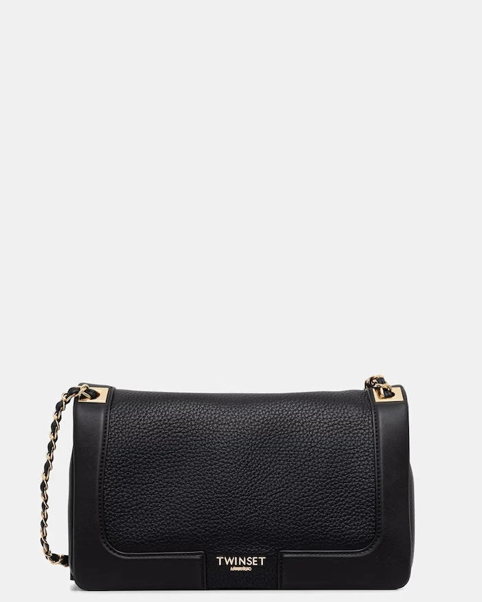 Twinset kadın crossbody çanta, suni deri