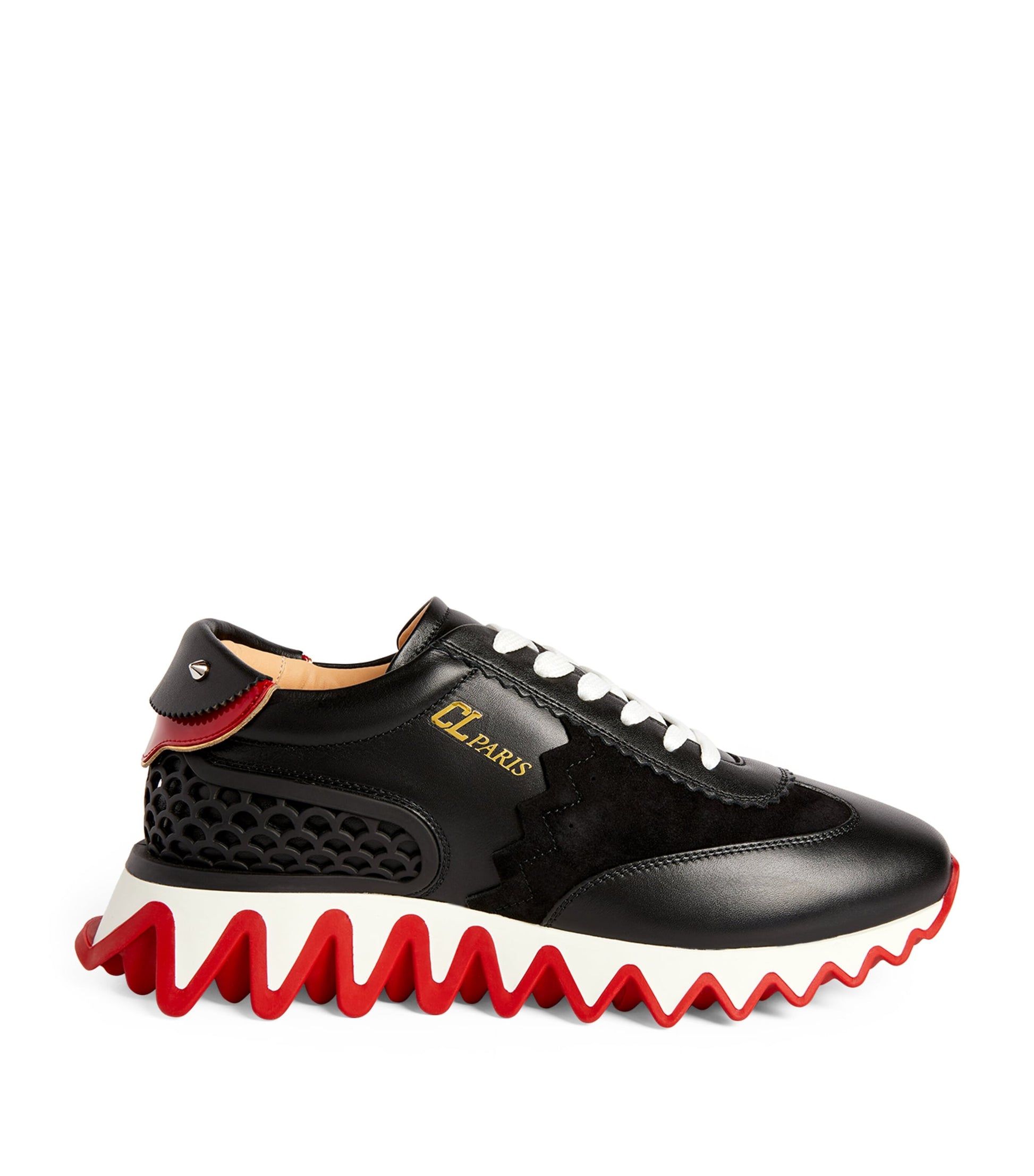 Christian Louboutin Multi Loubishark Calfskin Sneakers
