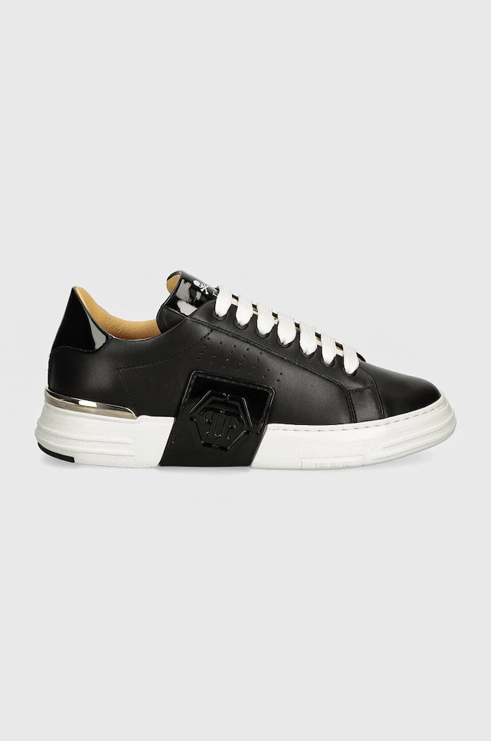 Кожени маратонки Philipp Plein Hexagon Phantom Kicks