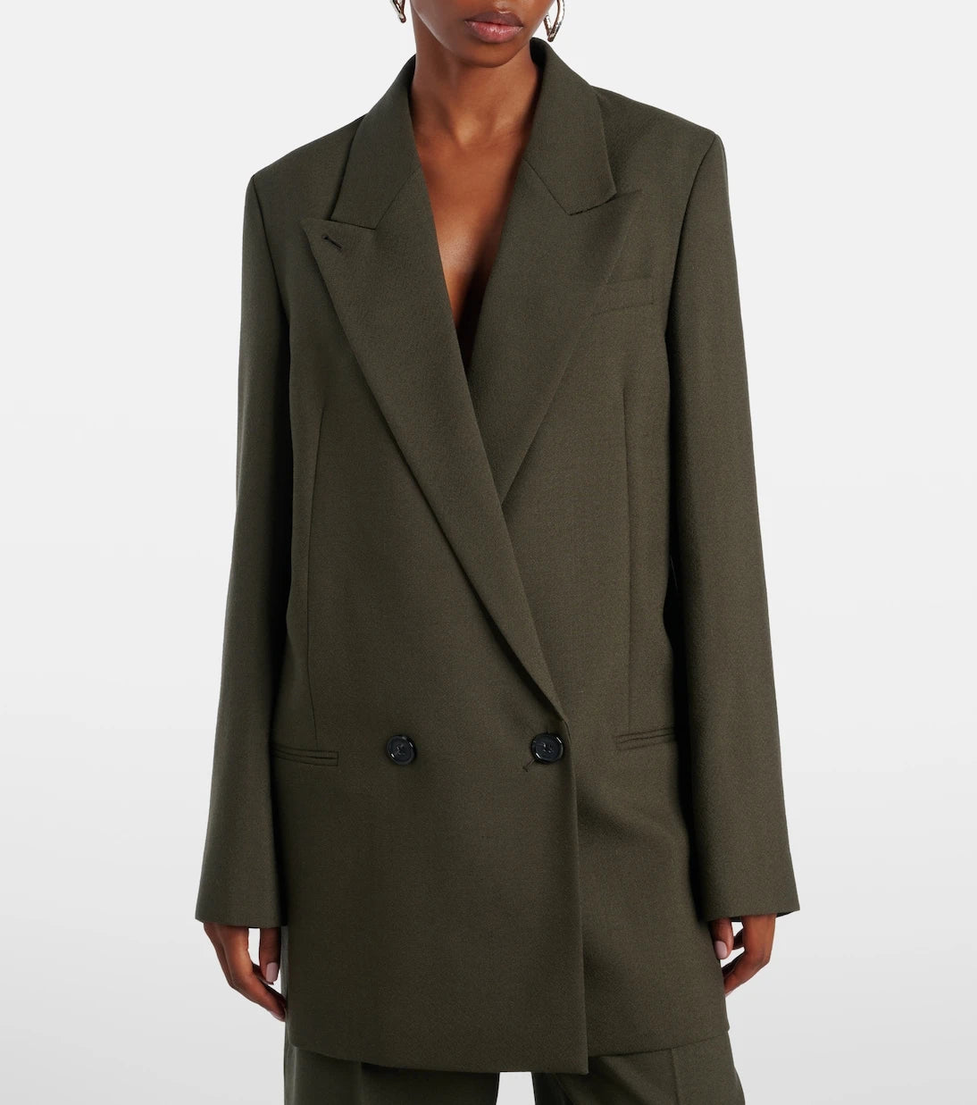 Toteme - Double-breasted wool-blend blazer