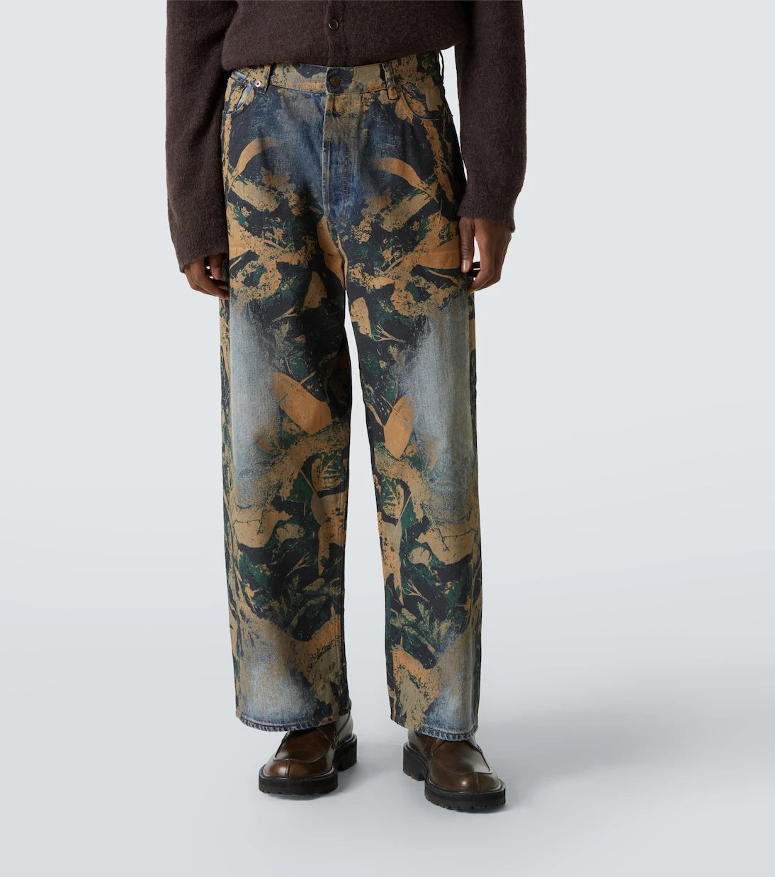 Acne Studios - 2023 printed wide-leg jeans