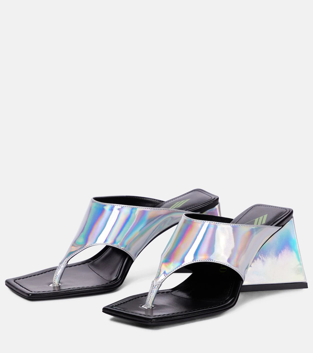 The Attico - Devon leather thong sandals