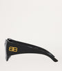 Balenciaga Black Injected 6E000286 Sunglasses