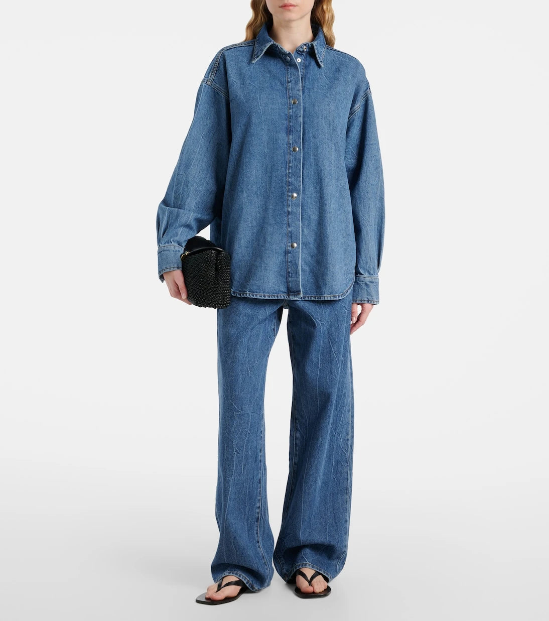 Róhe - High-rise wide-leg jeans