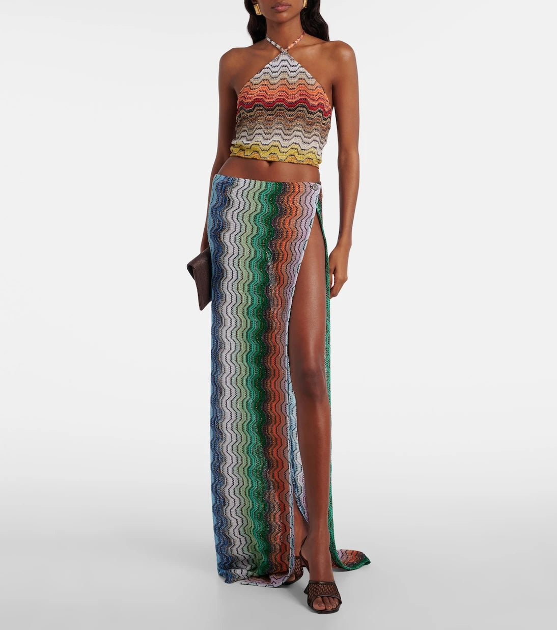 Missoni - Wave lamé beach cover-up