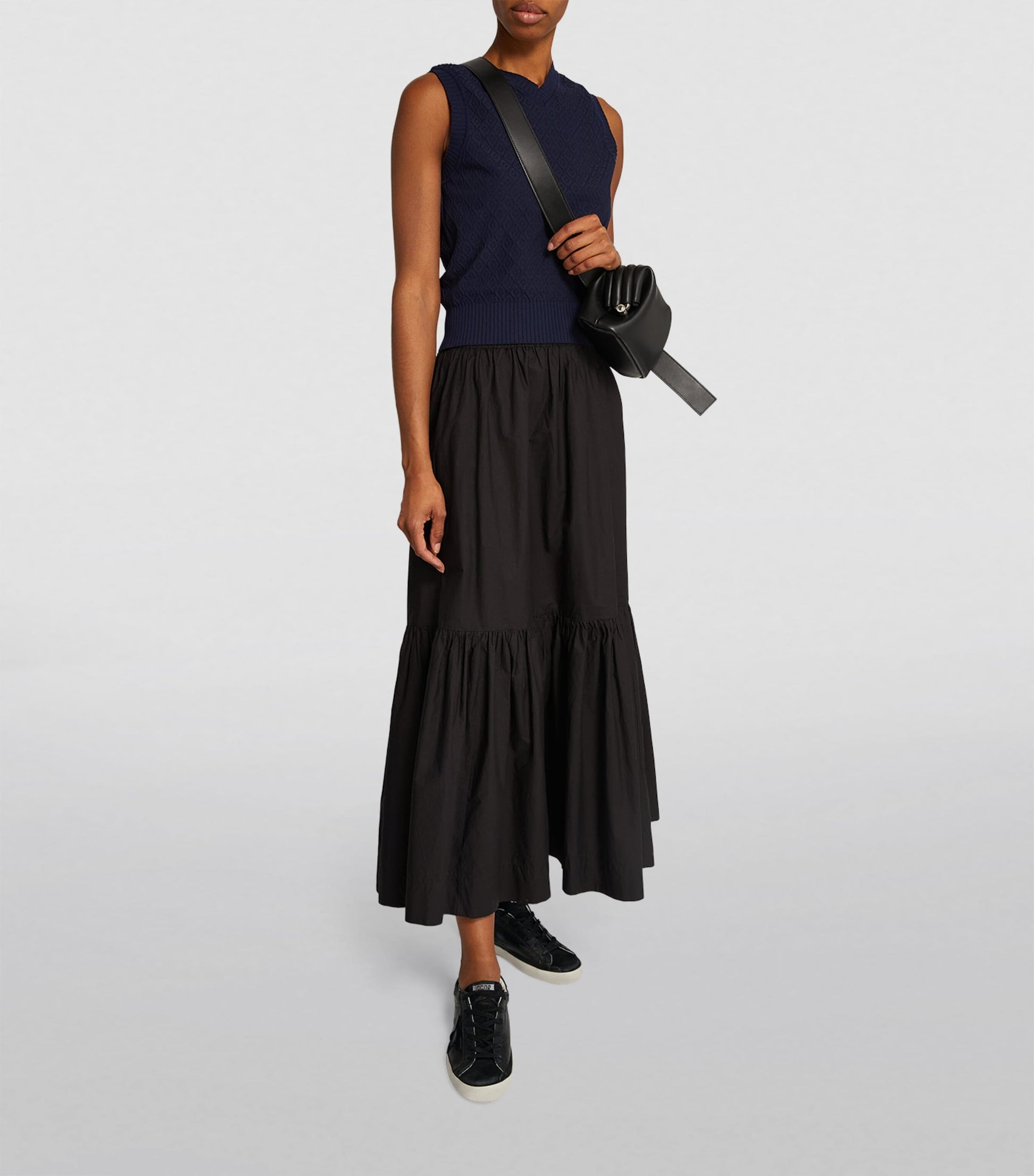 Black Suede Superstar Sneakers