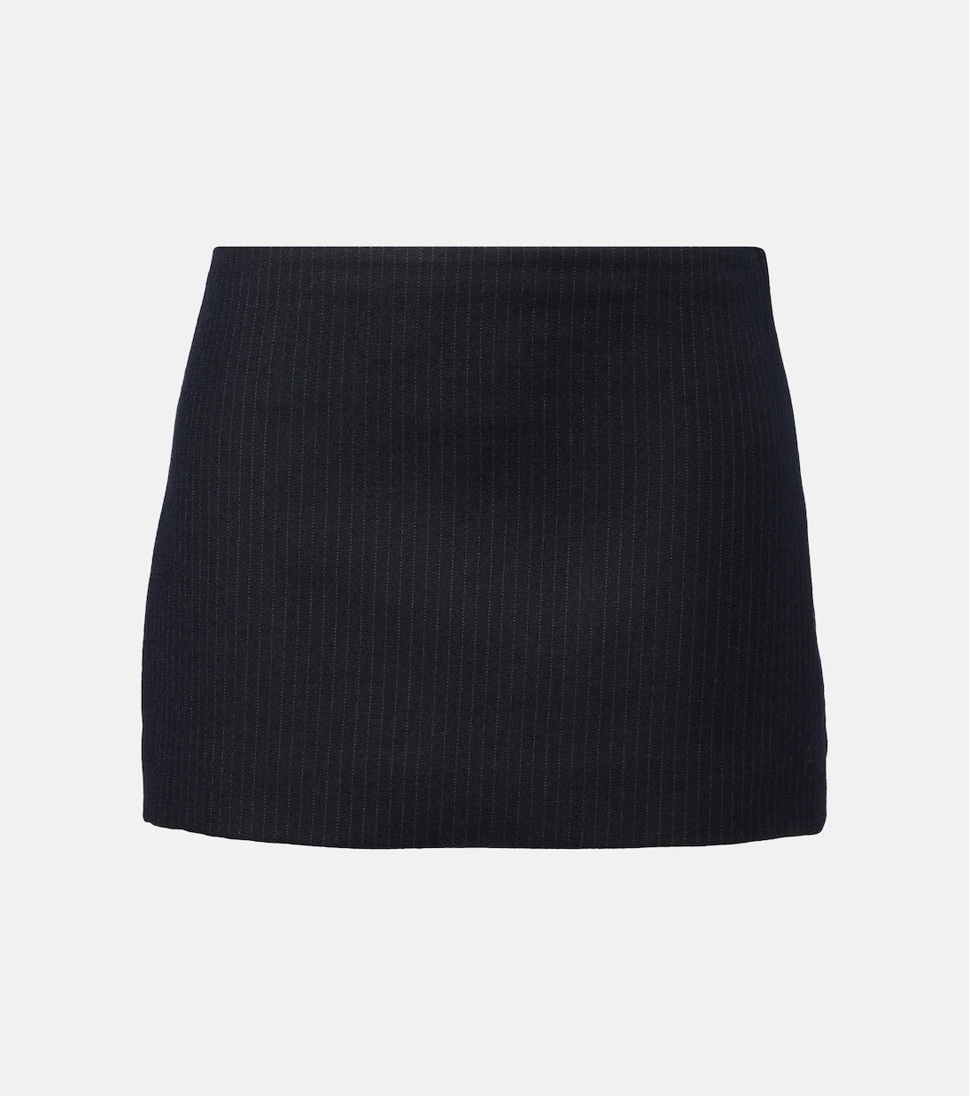 Khaite - Jett pinstripe wool-blend miniskirt