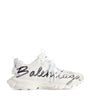 Balenciaga White Track Signature Sneakers