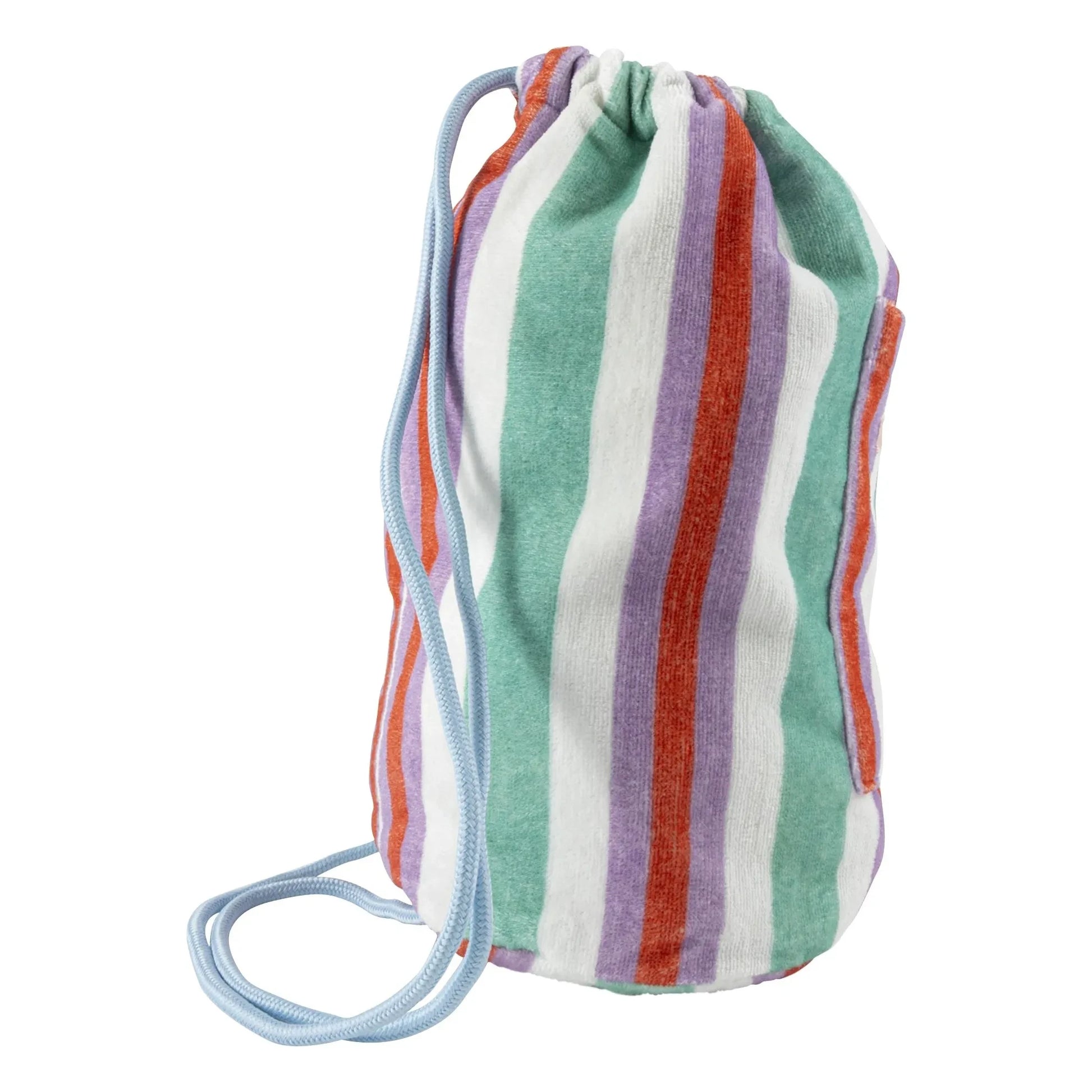 Jera Mini - Striped Terry Pocket Backpack