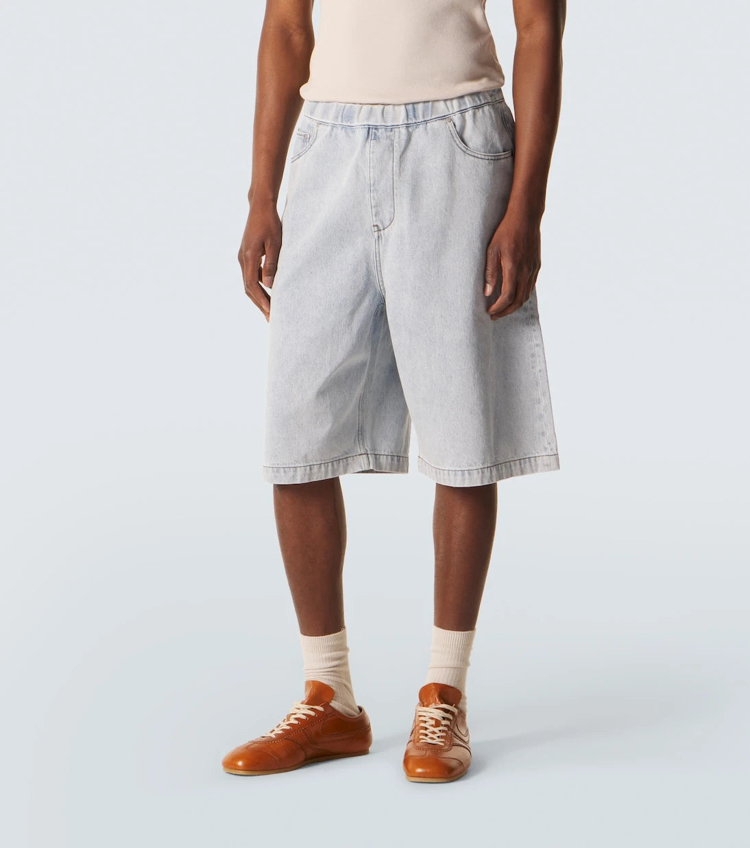 Entire Studios - Spar denim Bermuda shorts