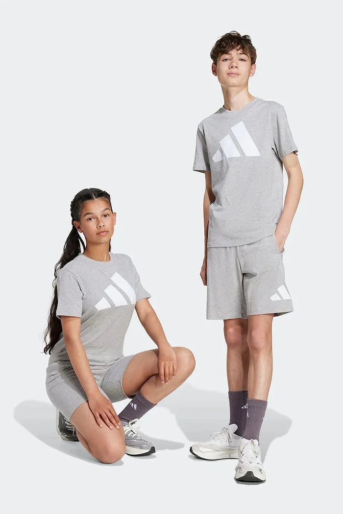adidas pamuklu çocuk eşofman tipi kısa şort