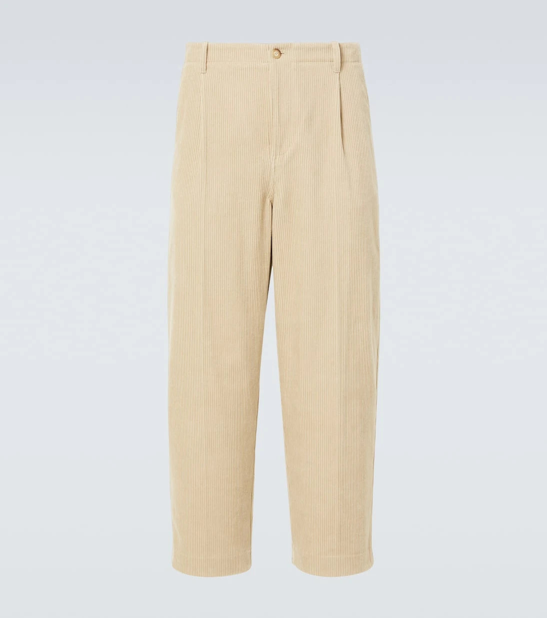 Frame - Pleated cotton straight pants