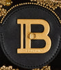 Balmain Black Leather B-Buzz 23 Clutch Bag