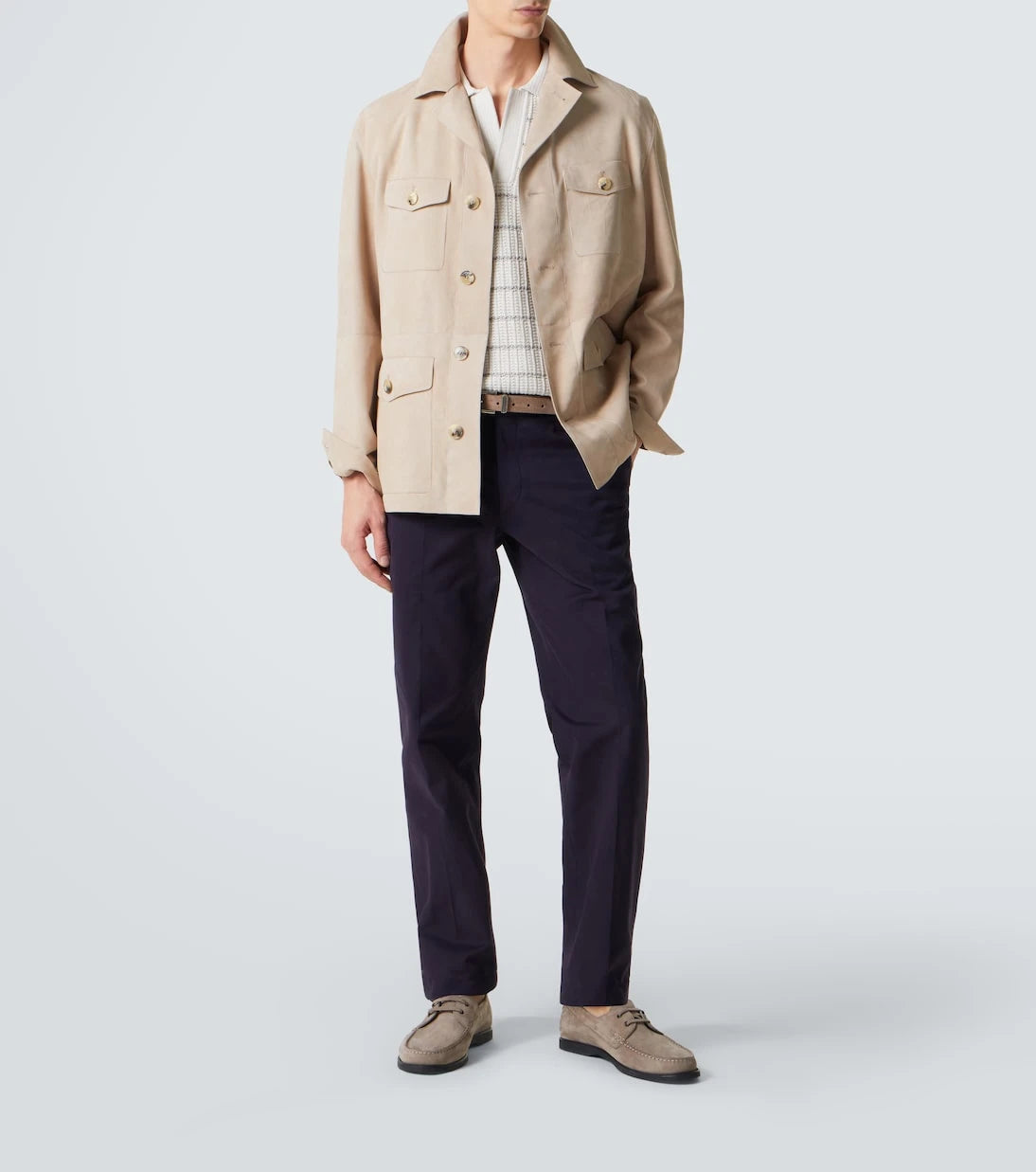 Brioni - Pienza cotton-blend straight pants