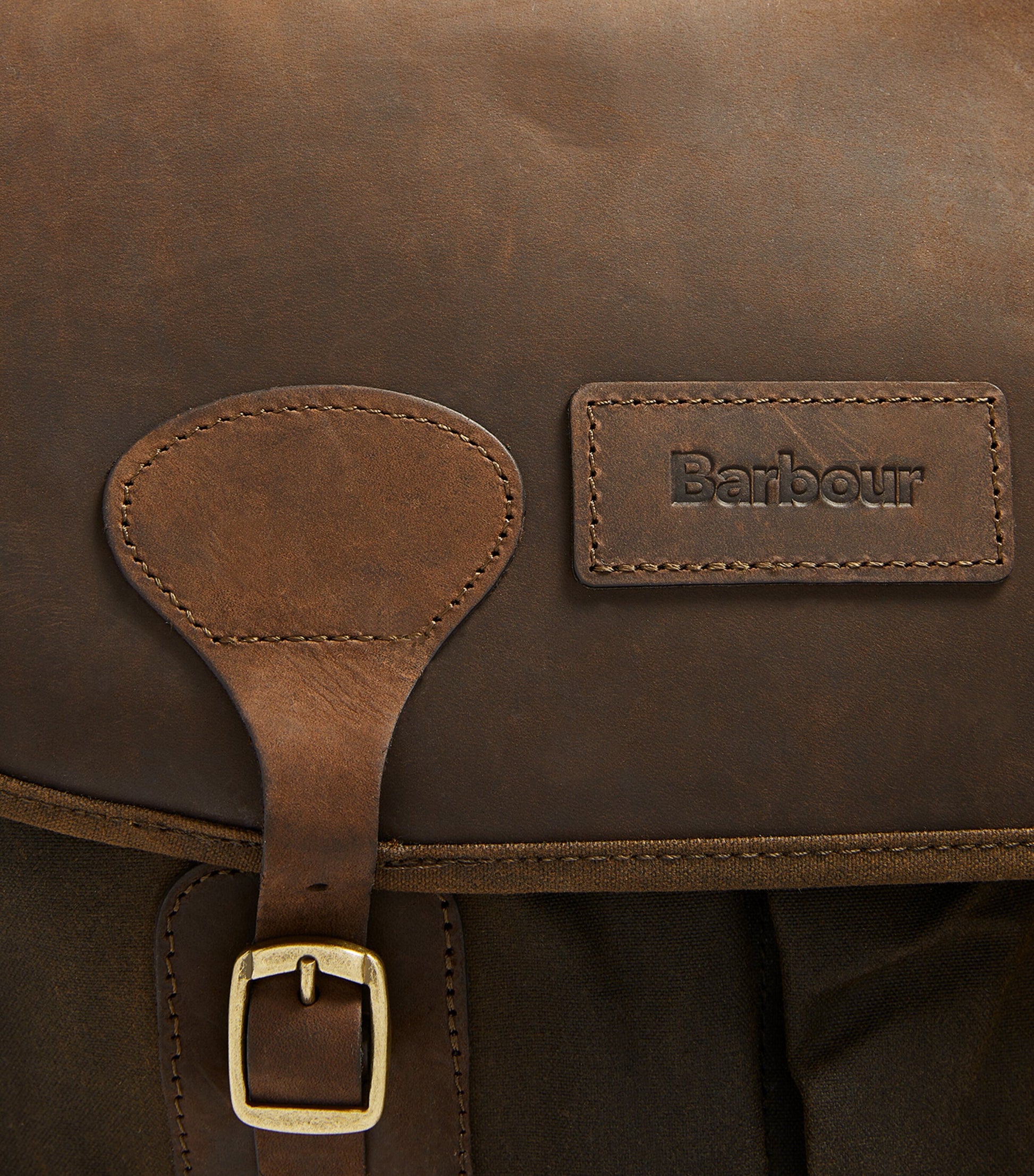 Barbour Waxed Tarras Messenger Bag
