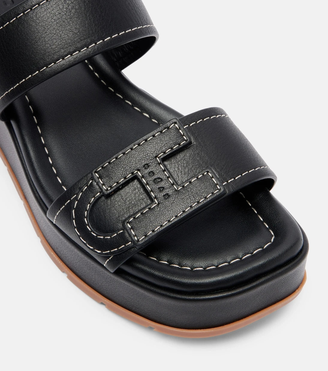 Hogan - H703 leather platform sandals