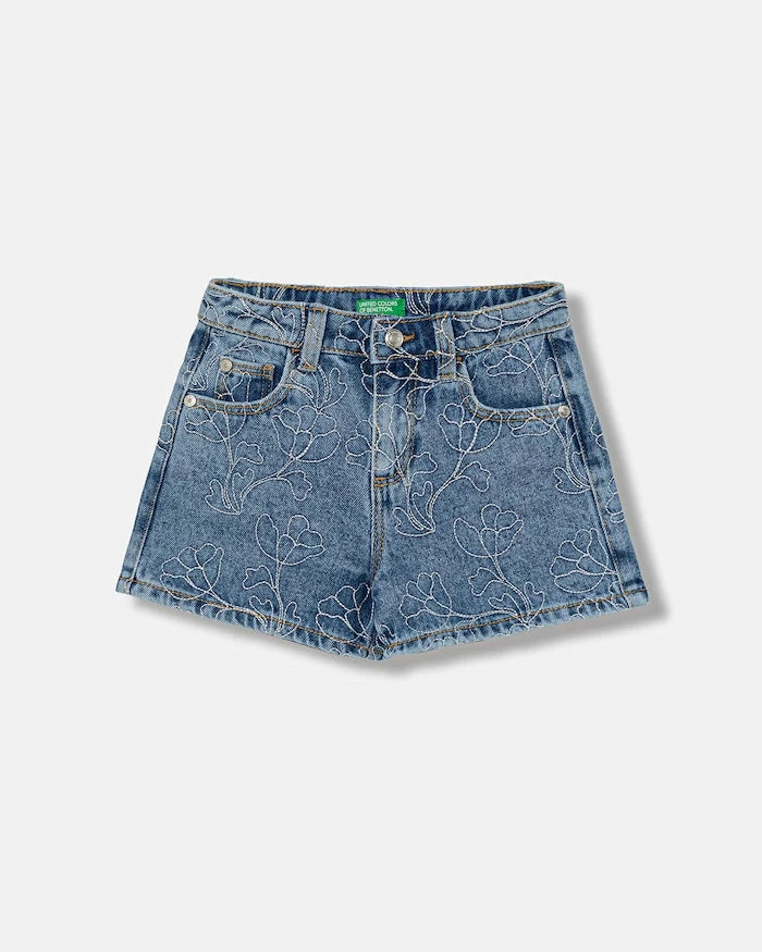 United Colors of Benetton çocuk denim şort