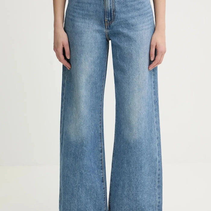 Levi's дънки wide leg дамски RIBCAGE WIDE LEG