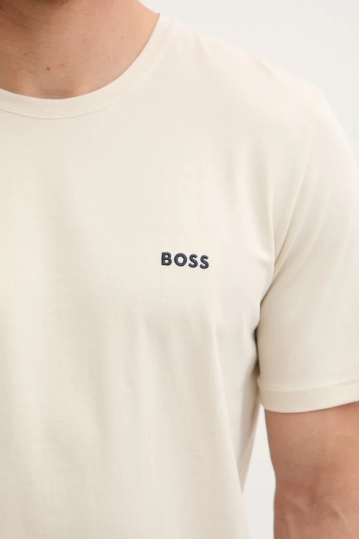 BOSS Erkek Ev Tişörtü Pamuklu Elastanlı Mix&Match T-Shirt R