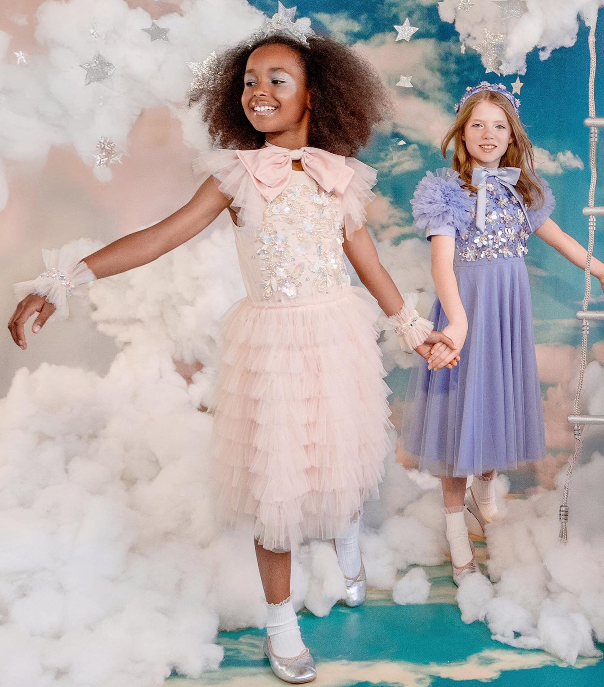 Tutu Du Monde Pink Cotton Palais Laidon Dress (2-11 Years)