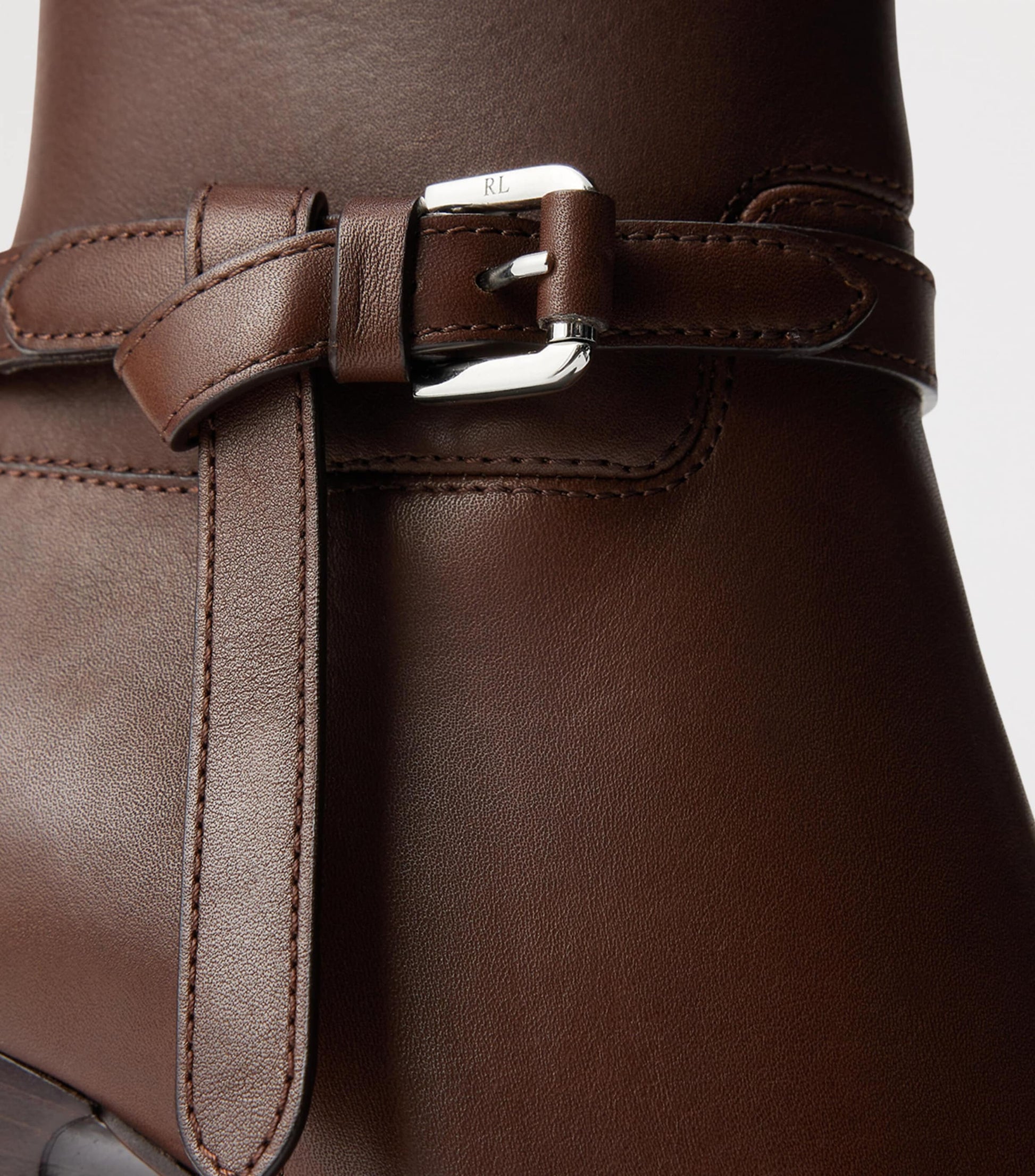 Brown Leather Donnely Ankle Boots 90