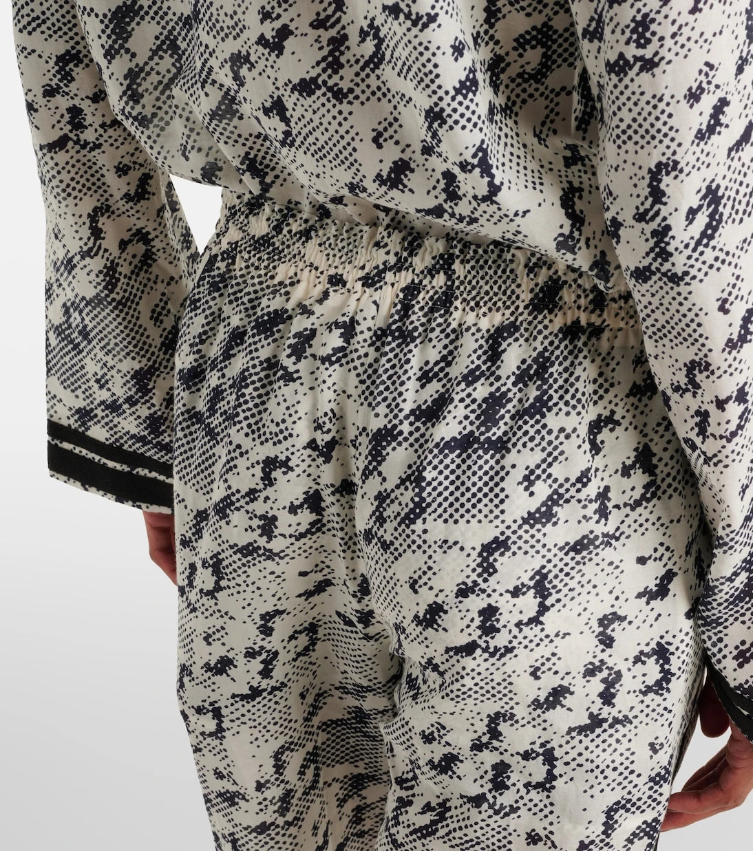 Tory Burch - Printed silk and cotton palazzo pants
