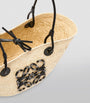 LOEWE Beige x Paula’s Ibiza Small Woven Anagram Basket Bag