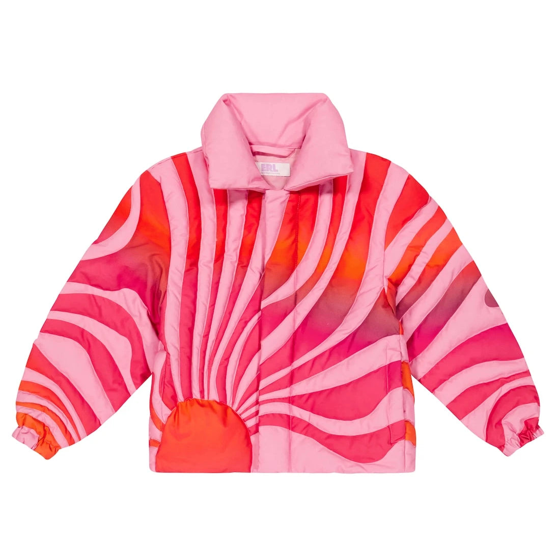 ERL Kids - Printed cotton down jacket