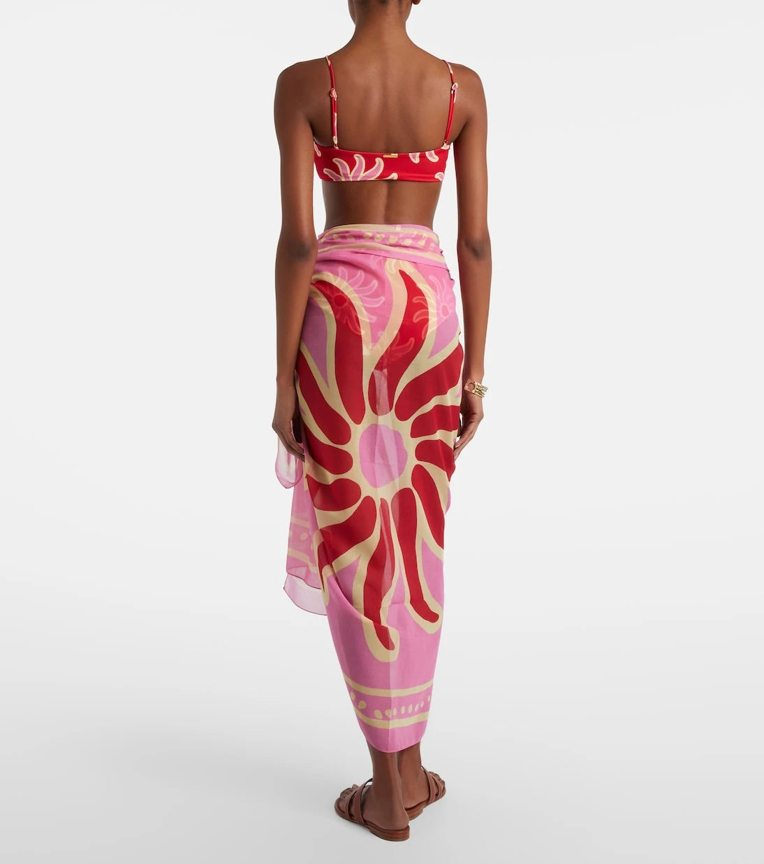 Cala de la Cruz - Luana printed beach cover-up