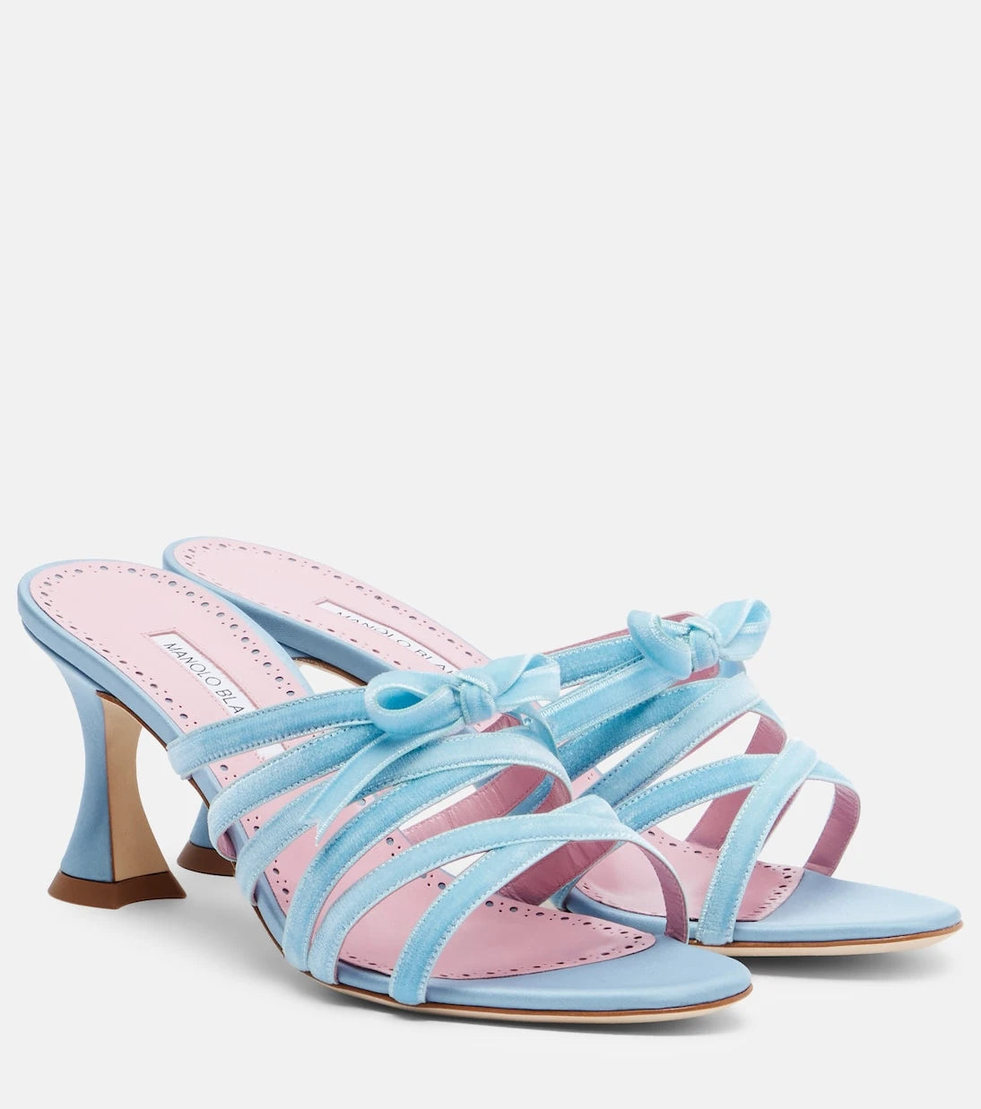 Manolo Blahnik - Clementel 70 velvet mules