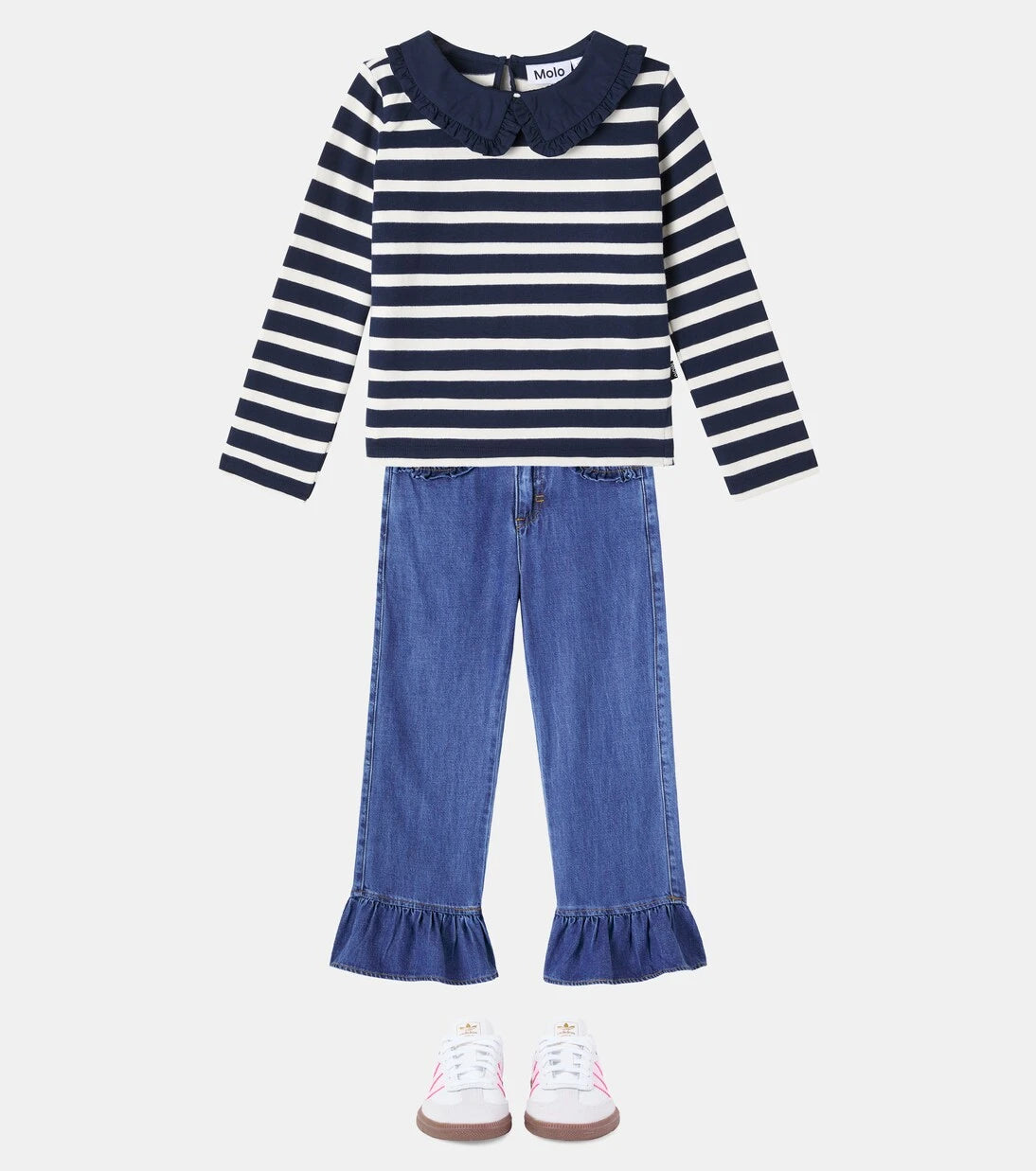 Molo - Rama striped cotton T-shirt