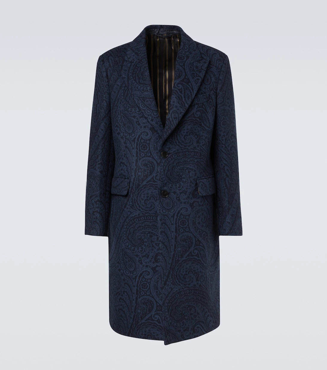 Etro - Paisley wool and cashmere jacquard coat